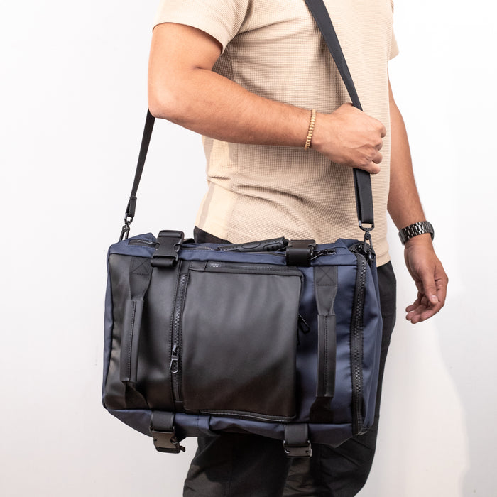 Multi-Purpose Backpack (1219) - Navy Blue/Black