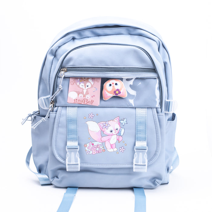 School Backpack (A9) - Light Blue