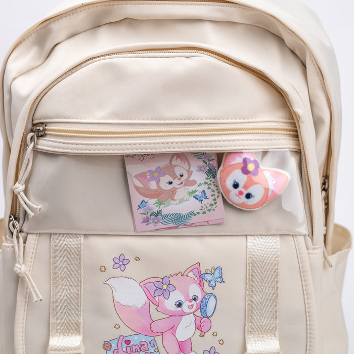 School Backpack (A9) - Cream