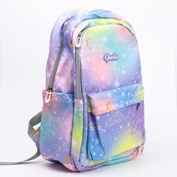 School Bag With Stationery Pouch (2338A) - Pestal Multicolor