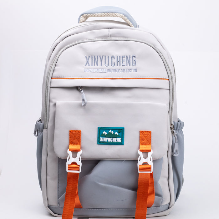 School Bag (7019) - Cream