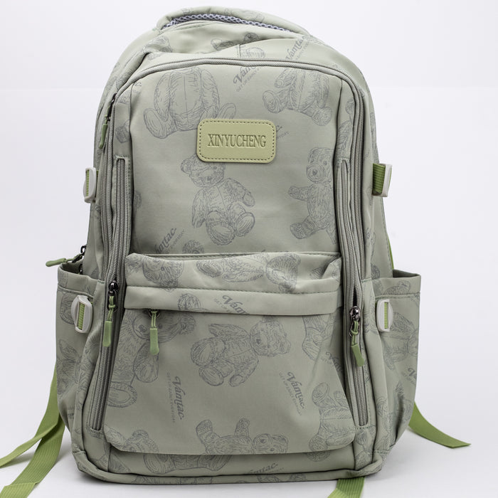 Teddy bear Backpack (7012) - Sage Green
