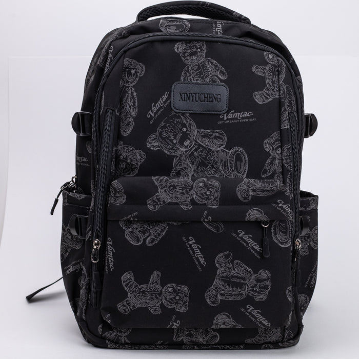 Teddy bear Backpack (7012) - Black