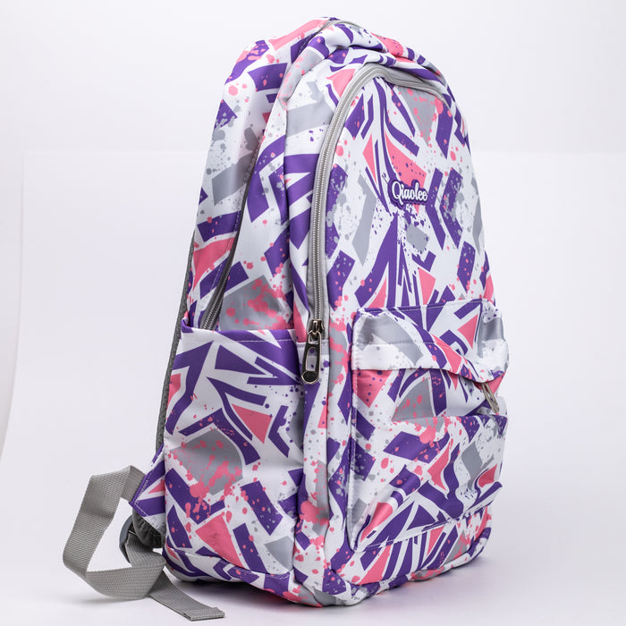 School Backpack With Stationery Pouch (2338) - Purple