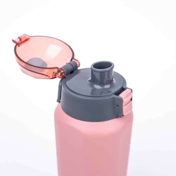 Insutated Vaccum Bottle (TS- 8817B) - Pink/Grey