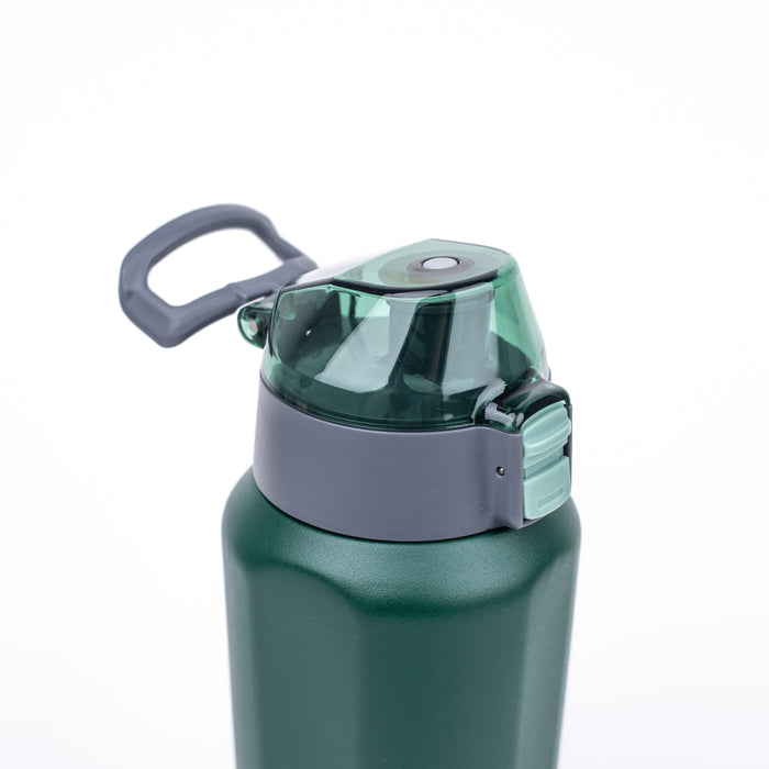 Vacuum Insutated Bottle (TS- 8817B) - Green/Grey