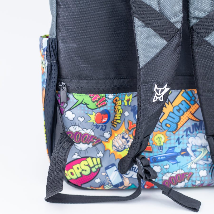 Arctic Fox Comic 33 Liters School Backpack - Castle Rock