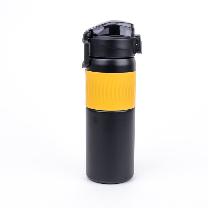 Stainless Steel Insulated Sport Water Bottles - (7112) - Black