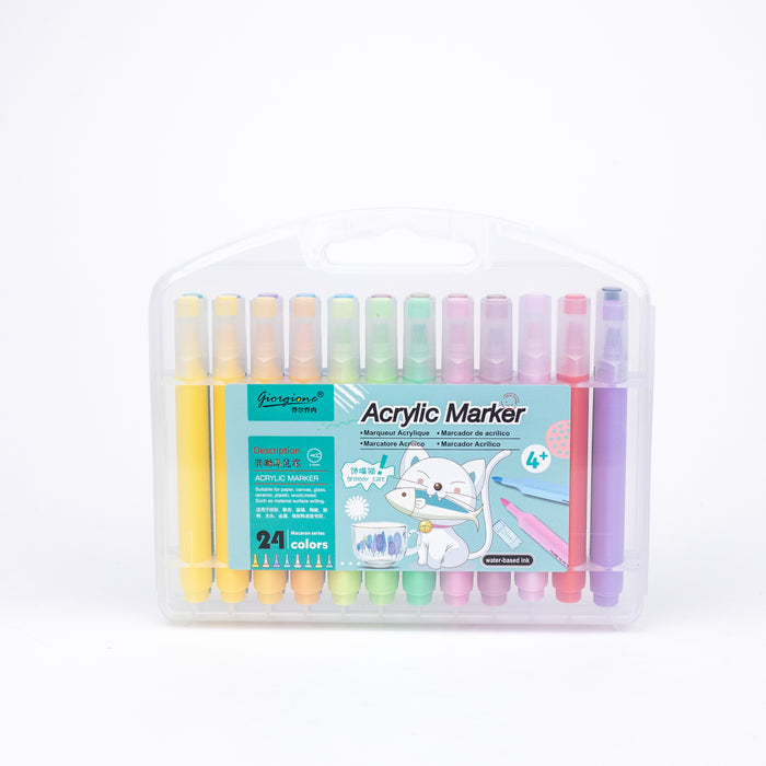 Set of 24 Acrylic Markers(G-AM-MK24)