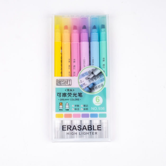 Erasable Highlighters set of 6(936)