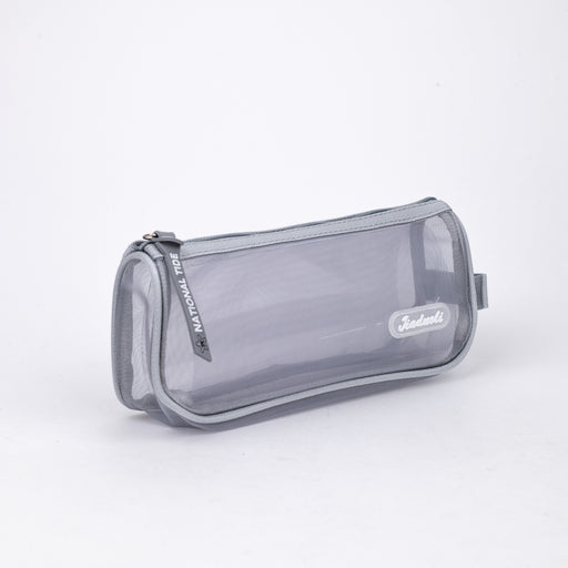 Simplicity-multipurpose-pouch-transparent-visible-nylon-case-gray-side-view