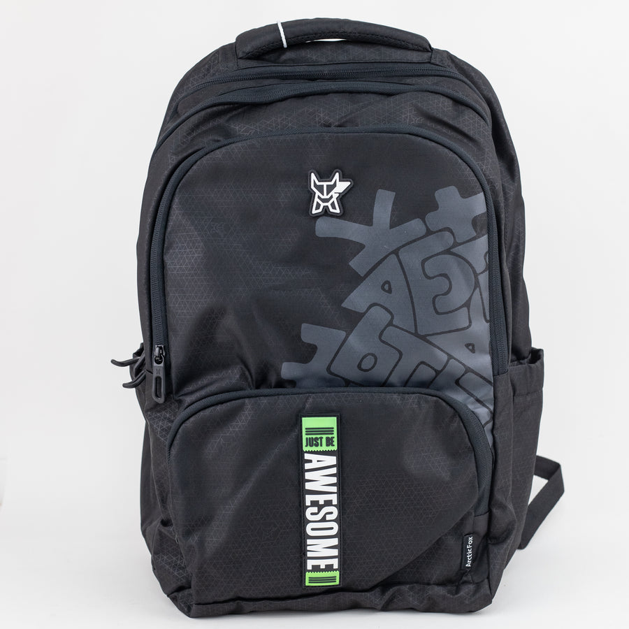 Arctic Fox Awesome 33L School Backpack - Black