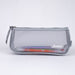 Simplicity-multipurpose-pouch-transparent-visible-nylon-case-gray-assorted-itesms-close