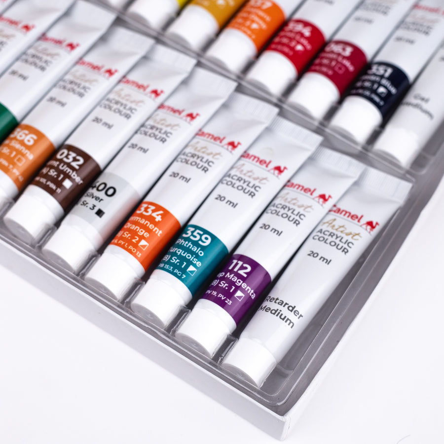 Camel - Artists' Acrylic Colour Sets (20ml)