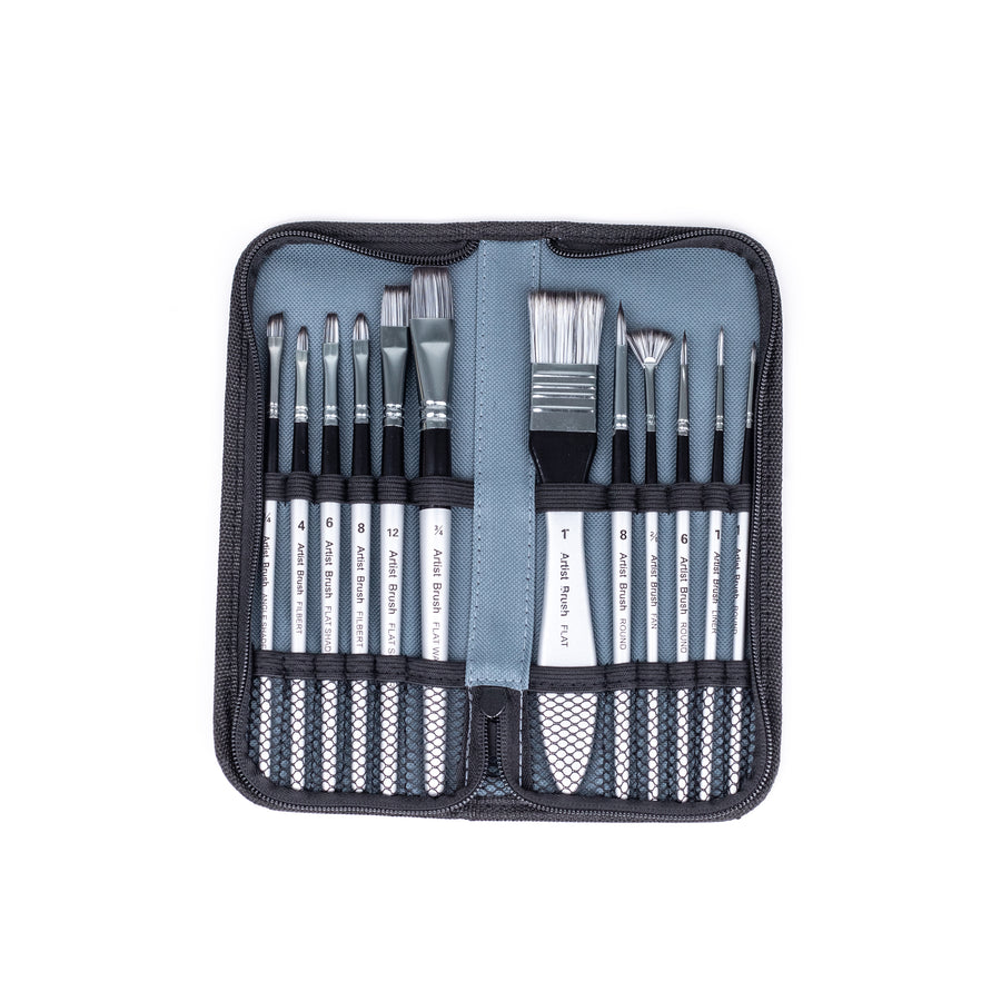 Giorgione Acrylic Brush Set of 13 (G-F120)