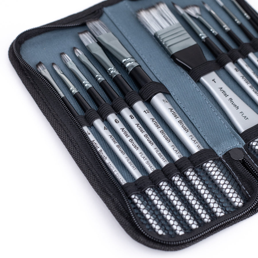 Giorgione Acrylic Brush Set of 13 (G-F120)