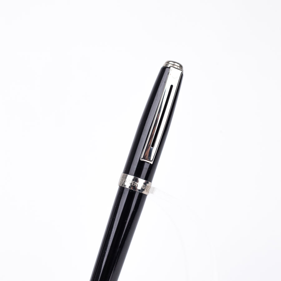 sheaffer-glossy-black-373-ballpoint-pen-cap-view