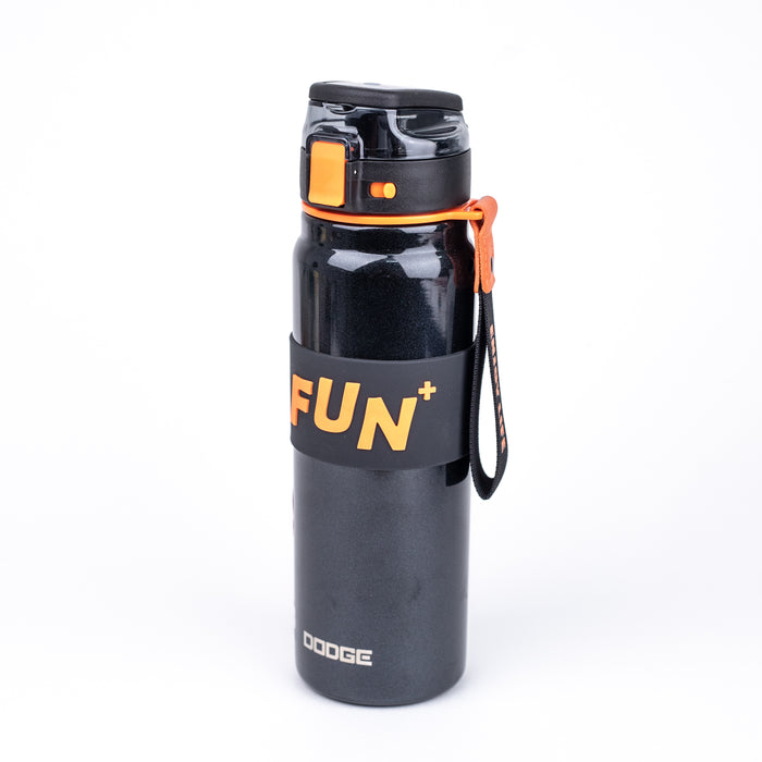 Dodge - FUN+ Vacuum Bottle 800ml - Black/Orange