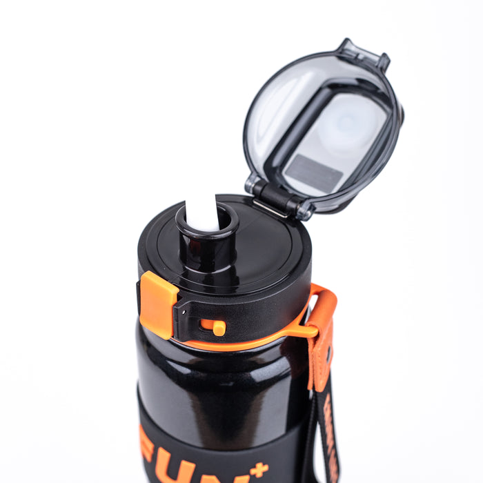 Dodge - FUN+ Vacuum Bottle 800ml - Black/Orange