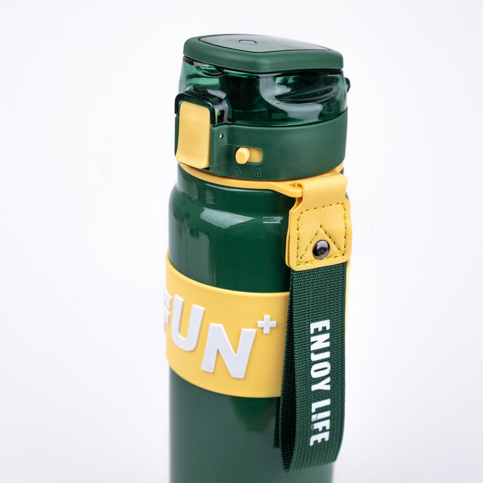 Dodge - FUN+ Vacuum Bottle 800ml - Green/Yellow