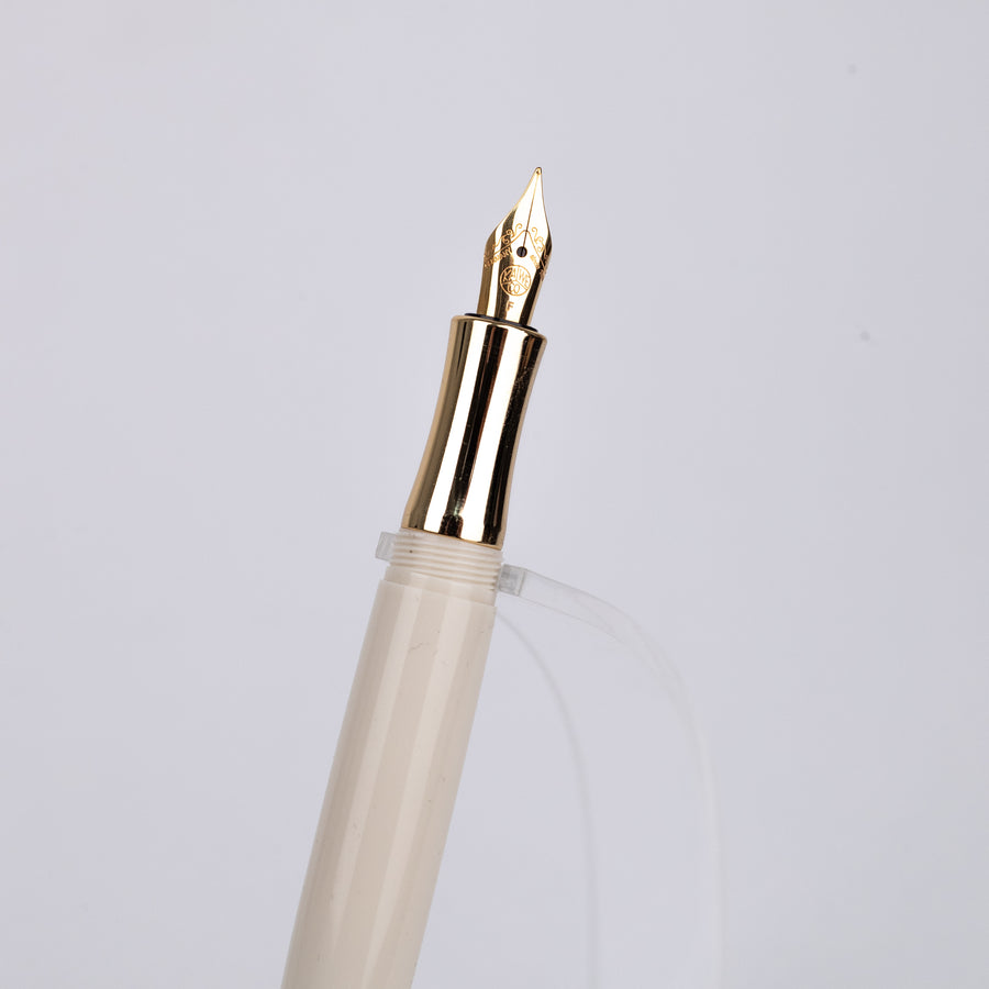 kaweco-student-50's-rock-fountain-pen-blue-nib-view