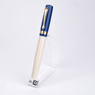 kaweco-student-50's-rock-fountain-pen-blue-front-view