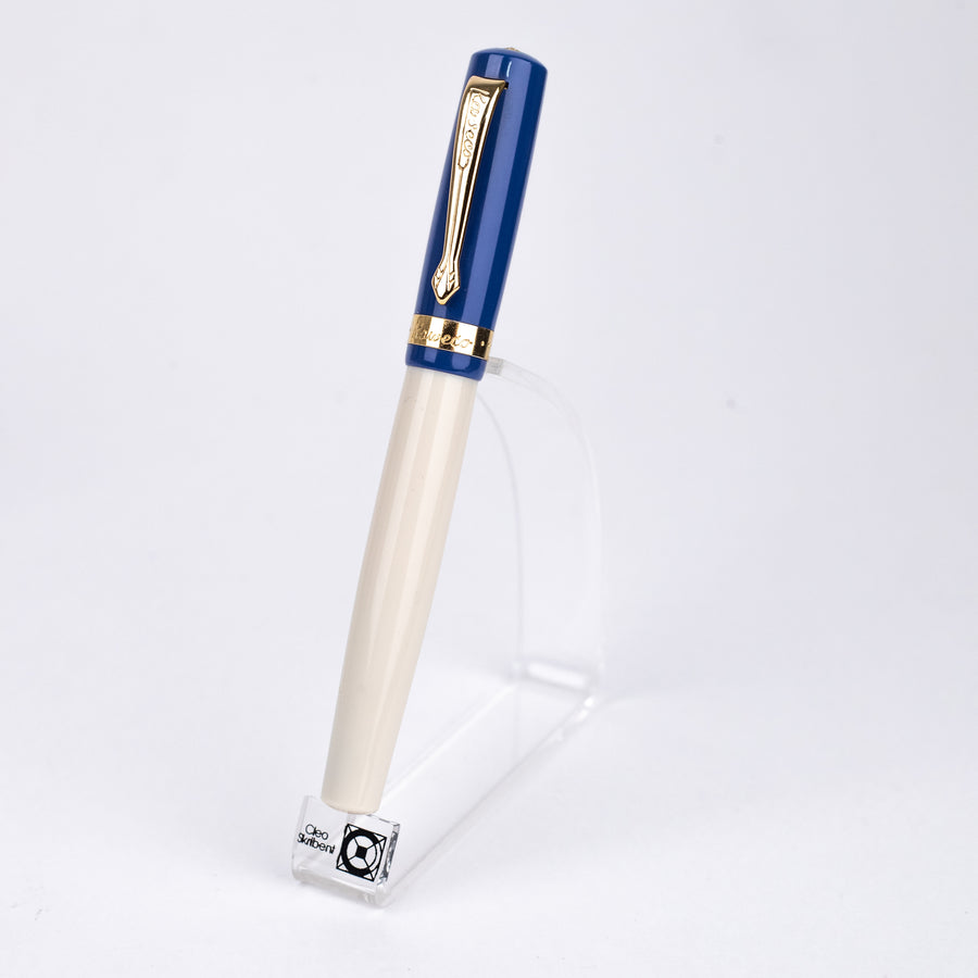 kaweco-student-50's-rock-fountain-pen-blue-front-view