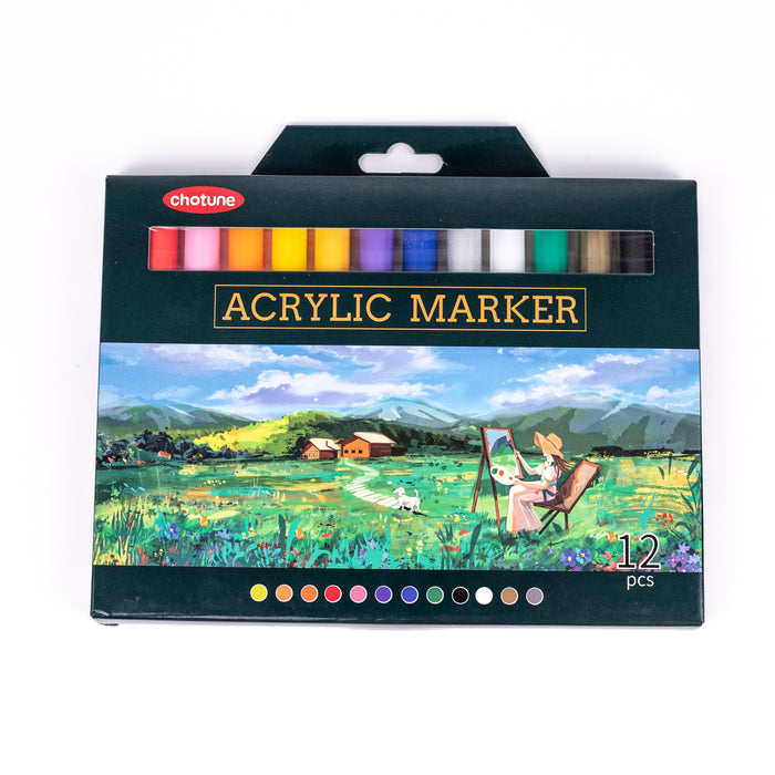 Chotune -  Acrylic Marker Set of 12