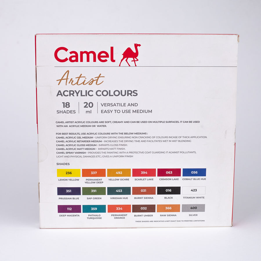 Camel - Artists' Acrylic Colour Sets (20ml)