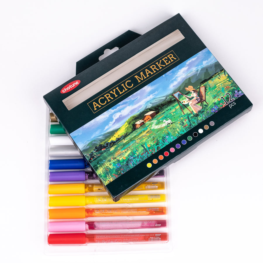 Chotune -  Acrylic Marker Set of 12