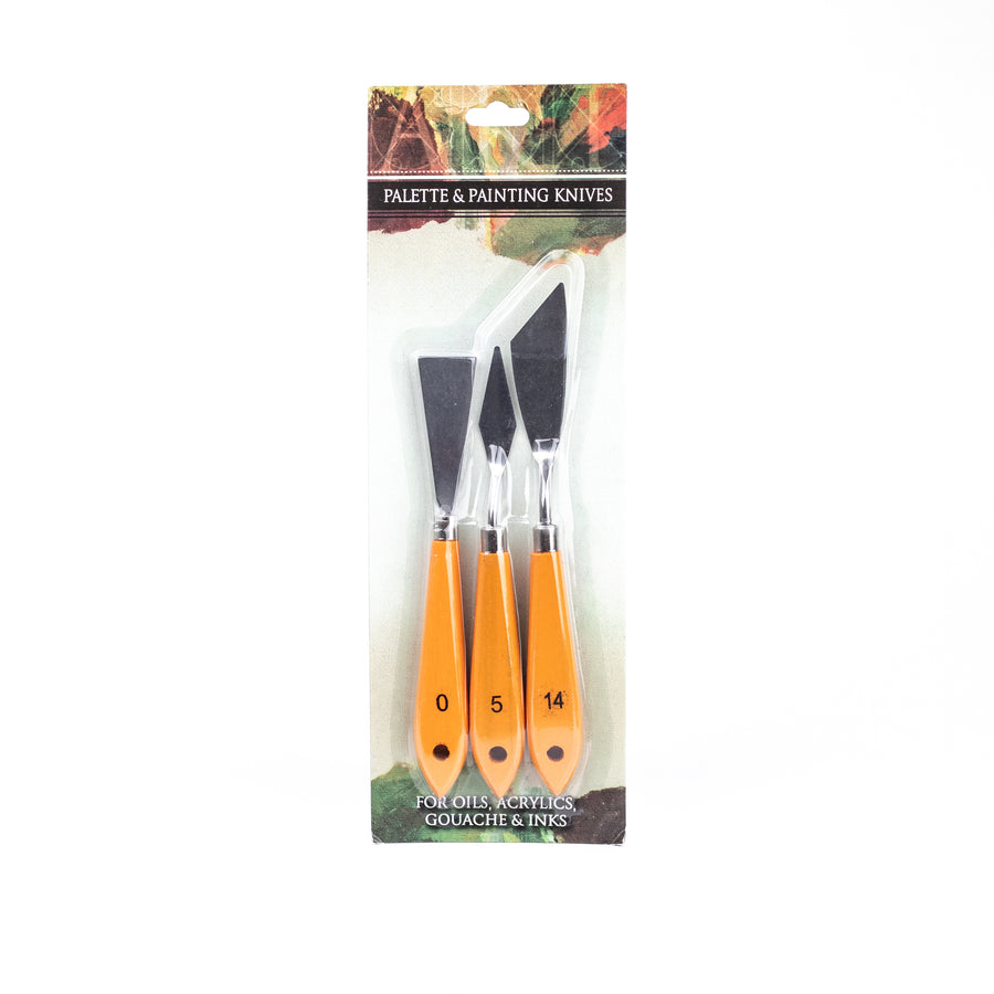Painting and Palette Knife Set Of 3 (E1404)