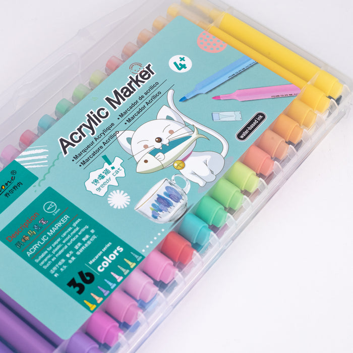 Set of 36 Acrylic Markers(G-AM-MK36)