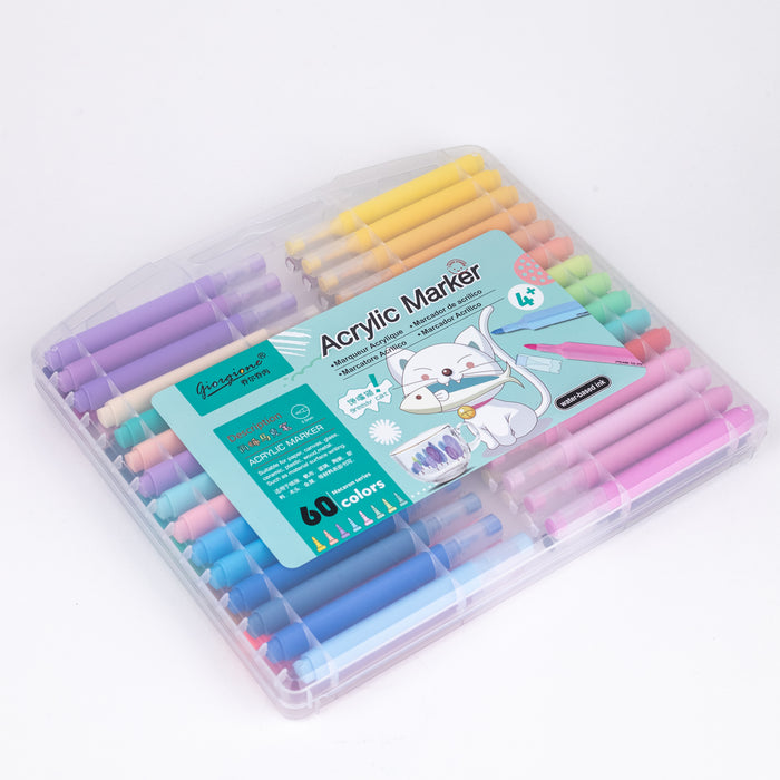 Set of 60 Acrylic Markers(G-AM-MK60)