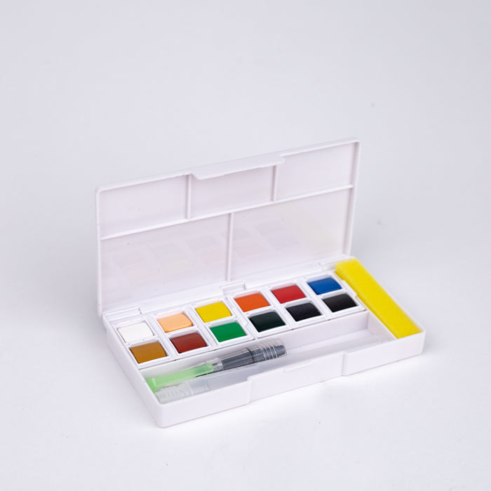 Superior - Watercolour Pocket Field Sketch Box (GTS-12) Set Of 12