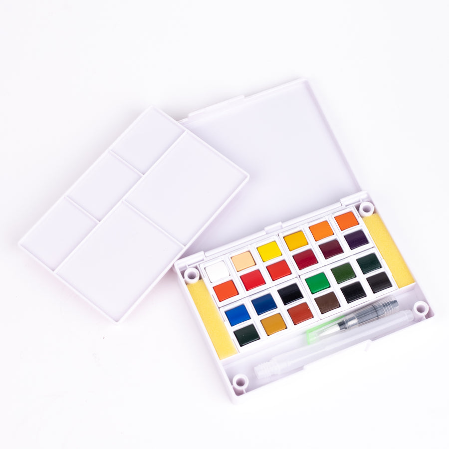 Superior - Watercolour Pocket Field Sketch Box (GTS-24) Set Of 24