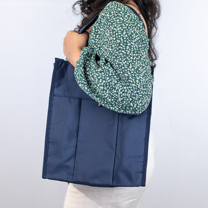 Casual/lunch Handbag (30122) - Navy Blue