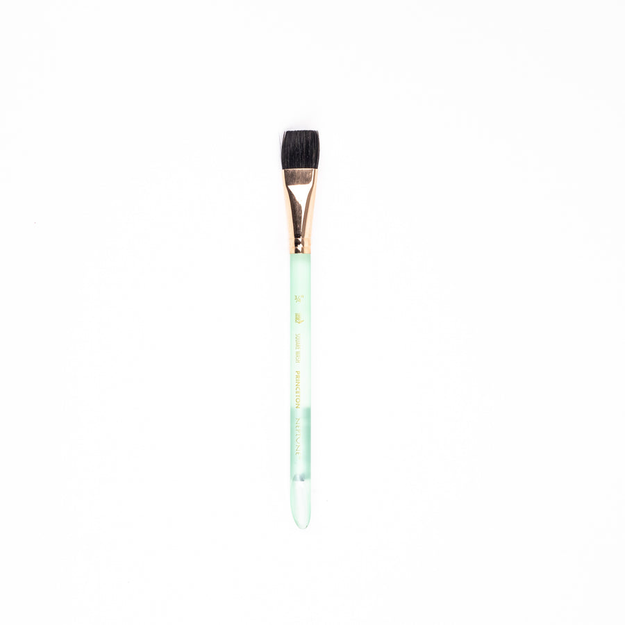 Princeton Neptune Short Handle AQUARELLE Brush (Square Wash) - 4750 Series