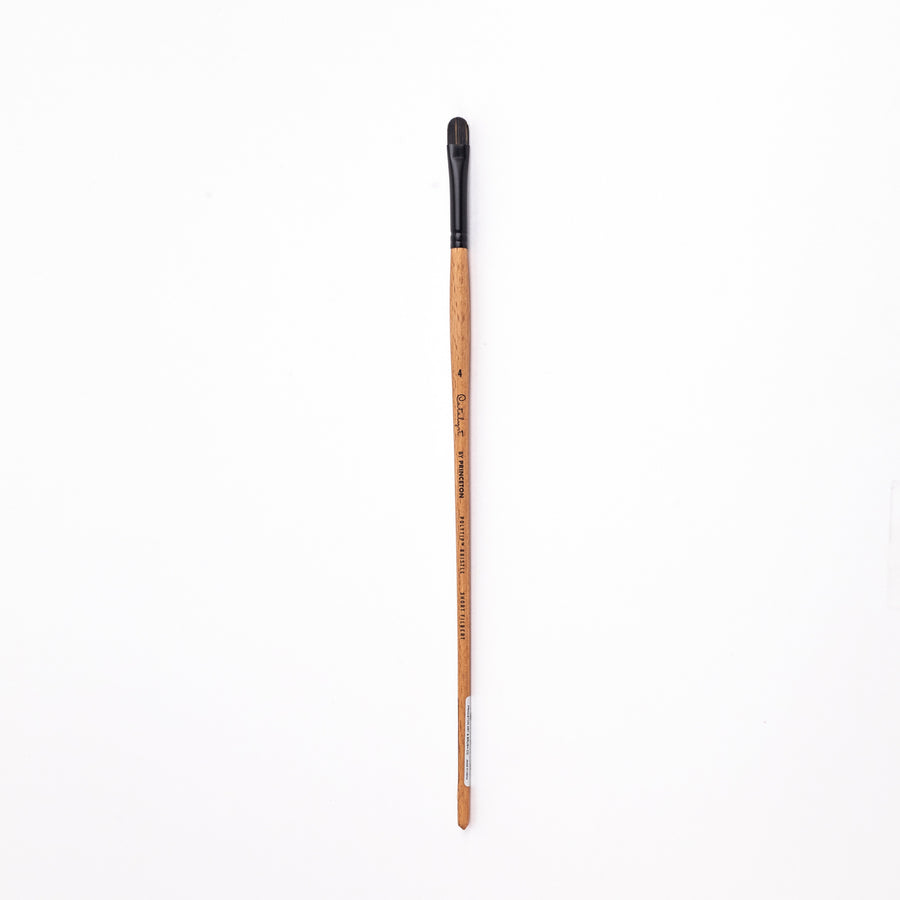 Princeton Catalyst Polytip Bristle Synthetic Short Filbert Long Handle Brush - 6400 Series