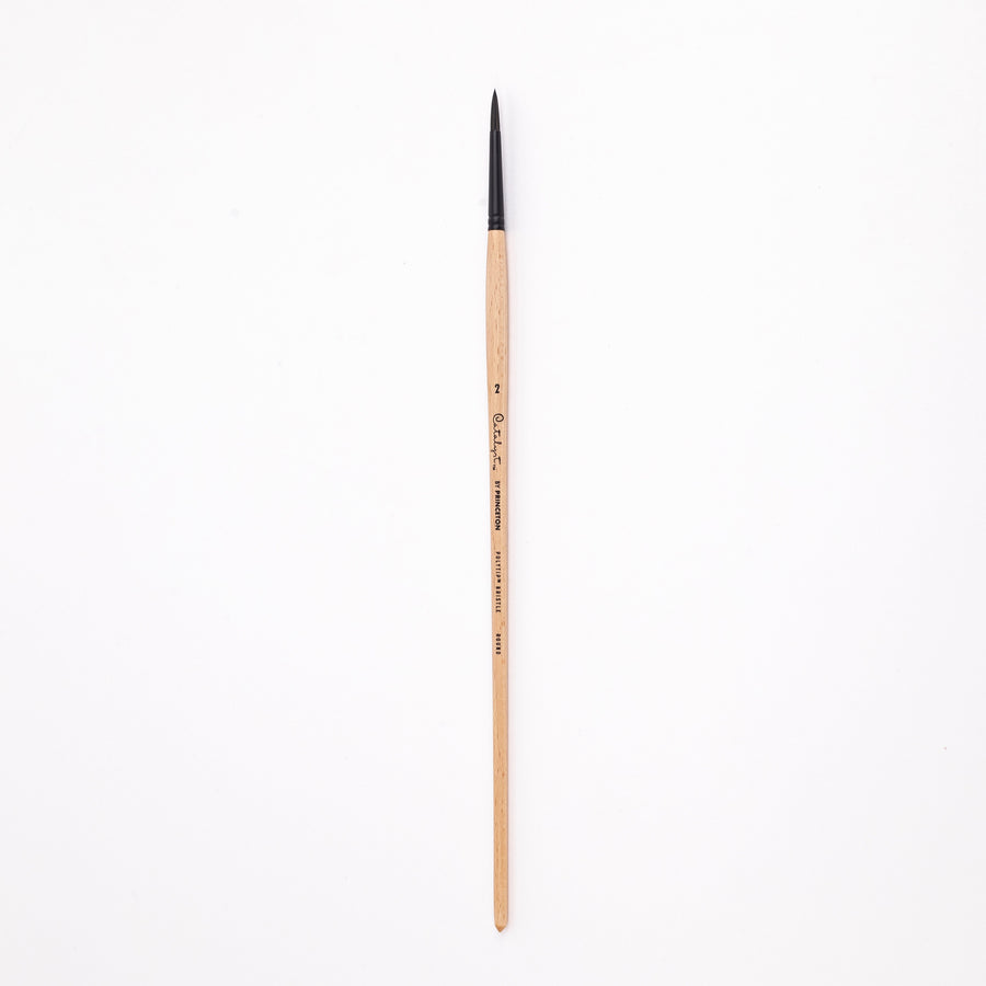 Princeton Catalyst Polytip Bristle Synthetic Round Long Handle Brush - 6400 Series