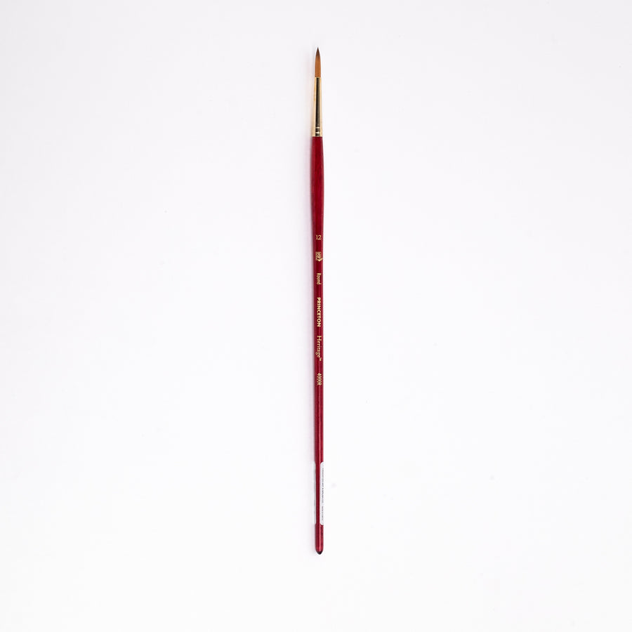 Princeton Heritage Synthetic Sable Long Handle Brush (Round) - 4000 Series