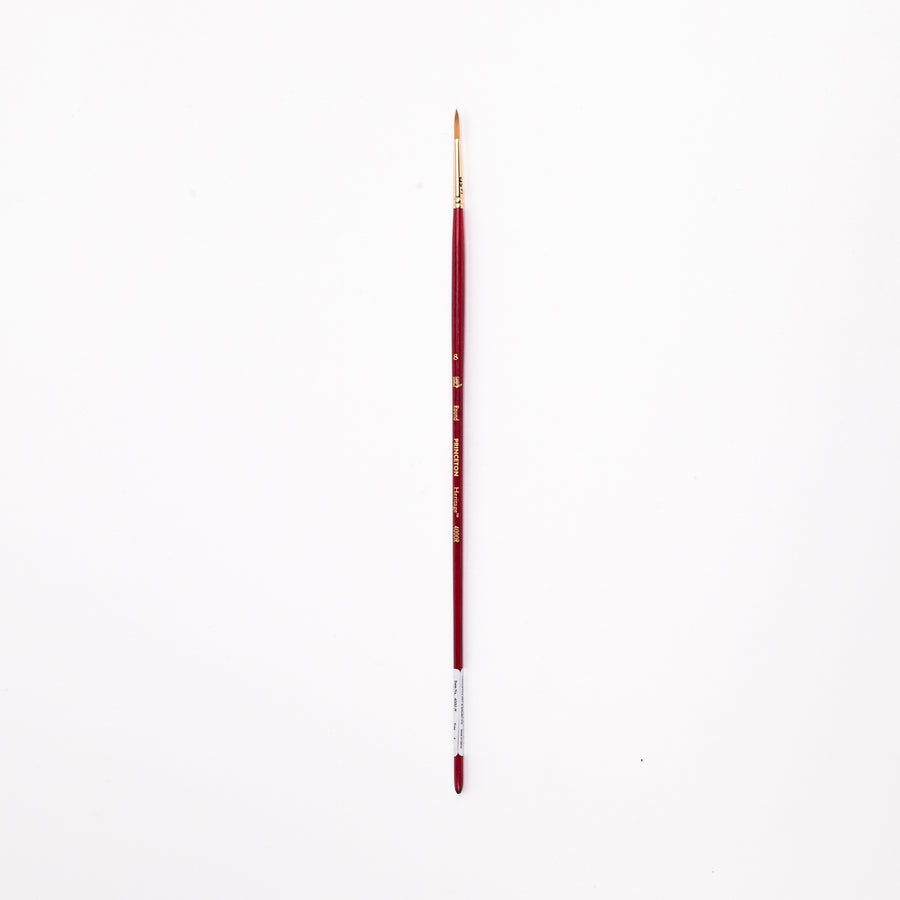 Princeton Heritage Synthetic Sable Long Handle Brush (Round) - 4000 Series