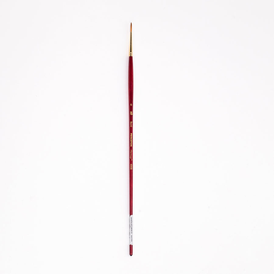Princeton Heritage Synthetic Sable Long Handle Brush (Round) - 4000 Series