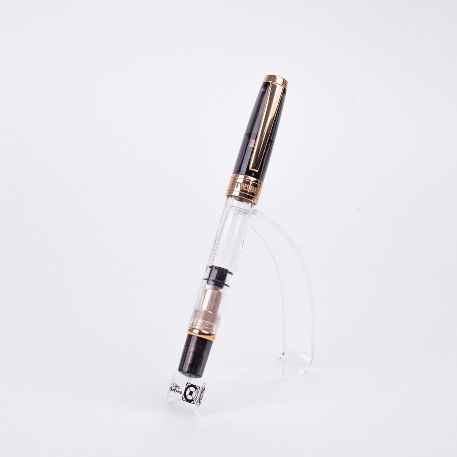 TWSBI Diamond 580 Fountain Pen - Smoke Rosegold II