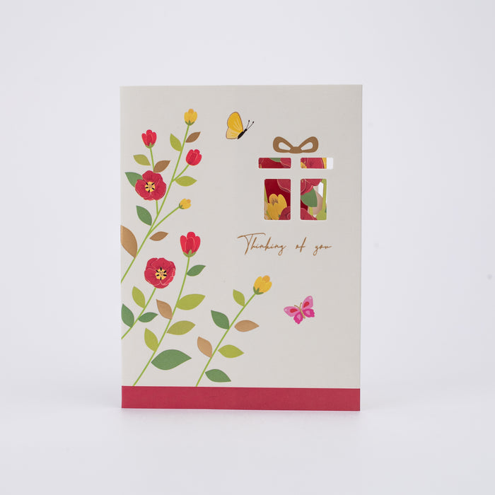 3D pop-up Greeting Card 12 (Thinking of you)