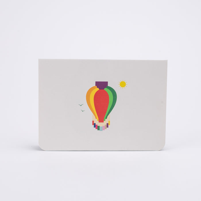 3D pop-up Greeting Card 08 (Hot Air Balloon)