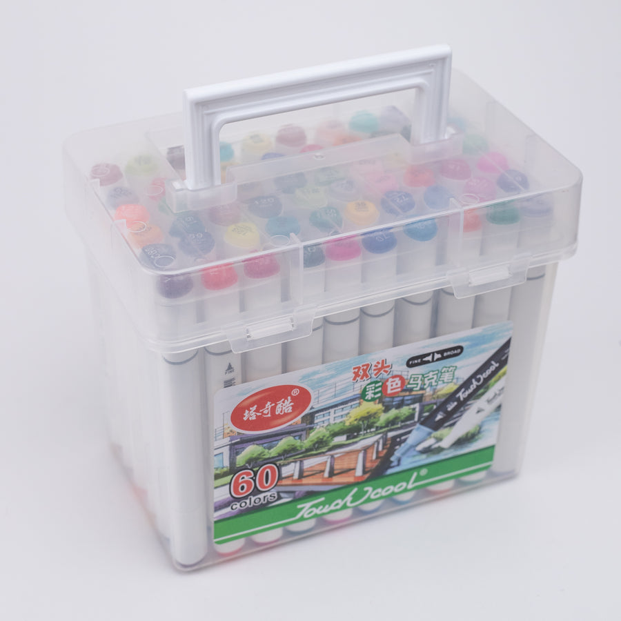 Touch Cool Dual Tip Art Marker Set of 60