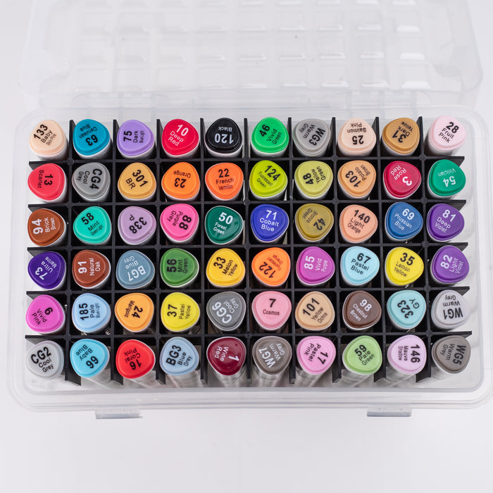 Superior Graphic Dual Tip Art Markers (MS-888) - Set of 60