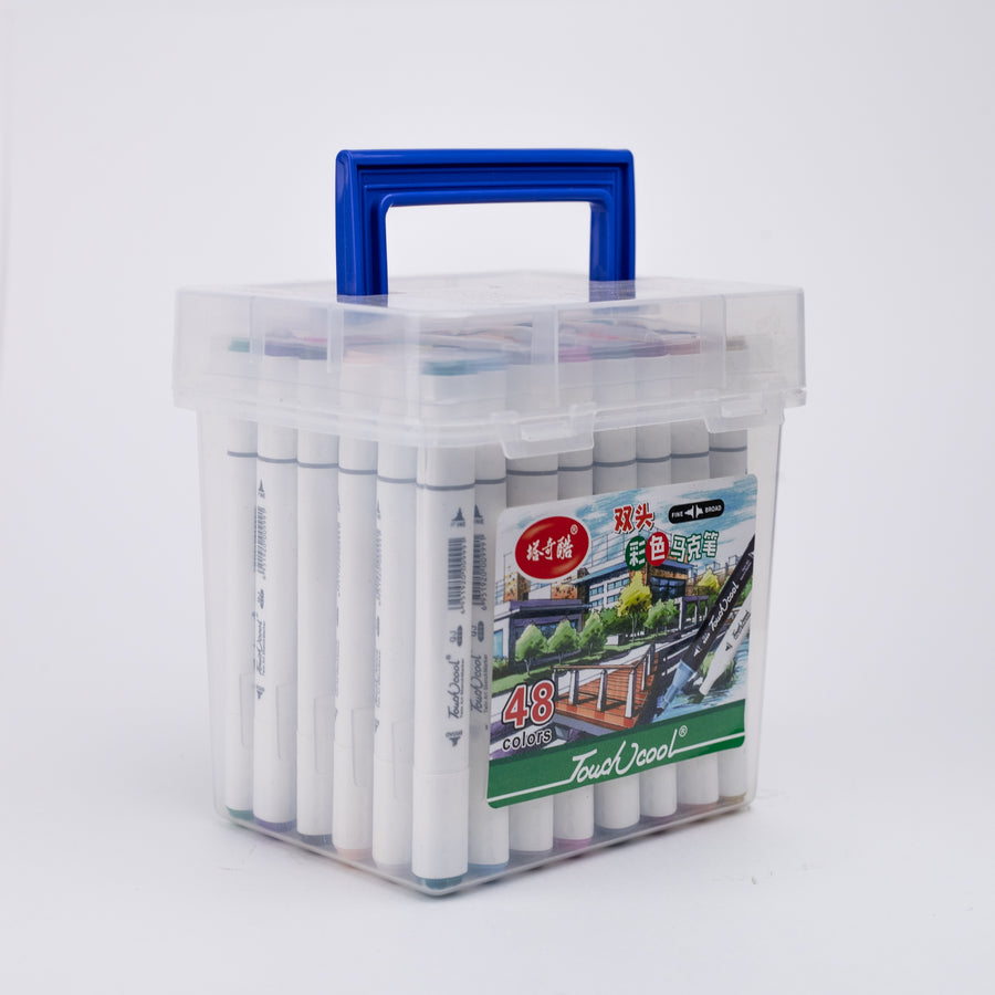 Touch Cool Dual Tip Art Marker Set of 48