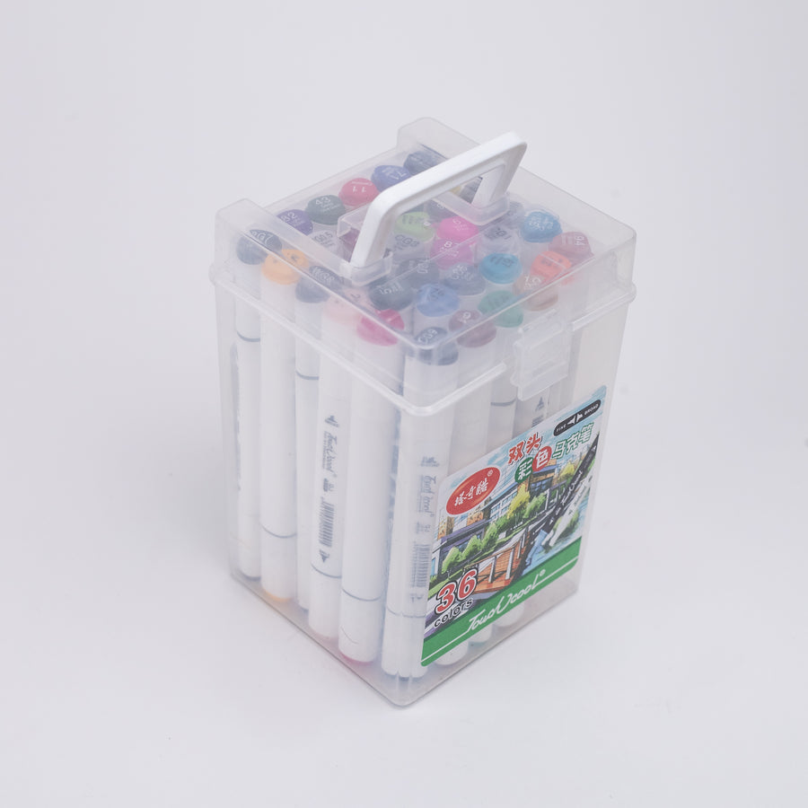 Touch Cool Dual Tip Art Marker Set of 36