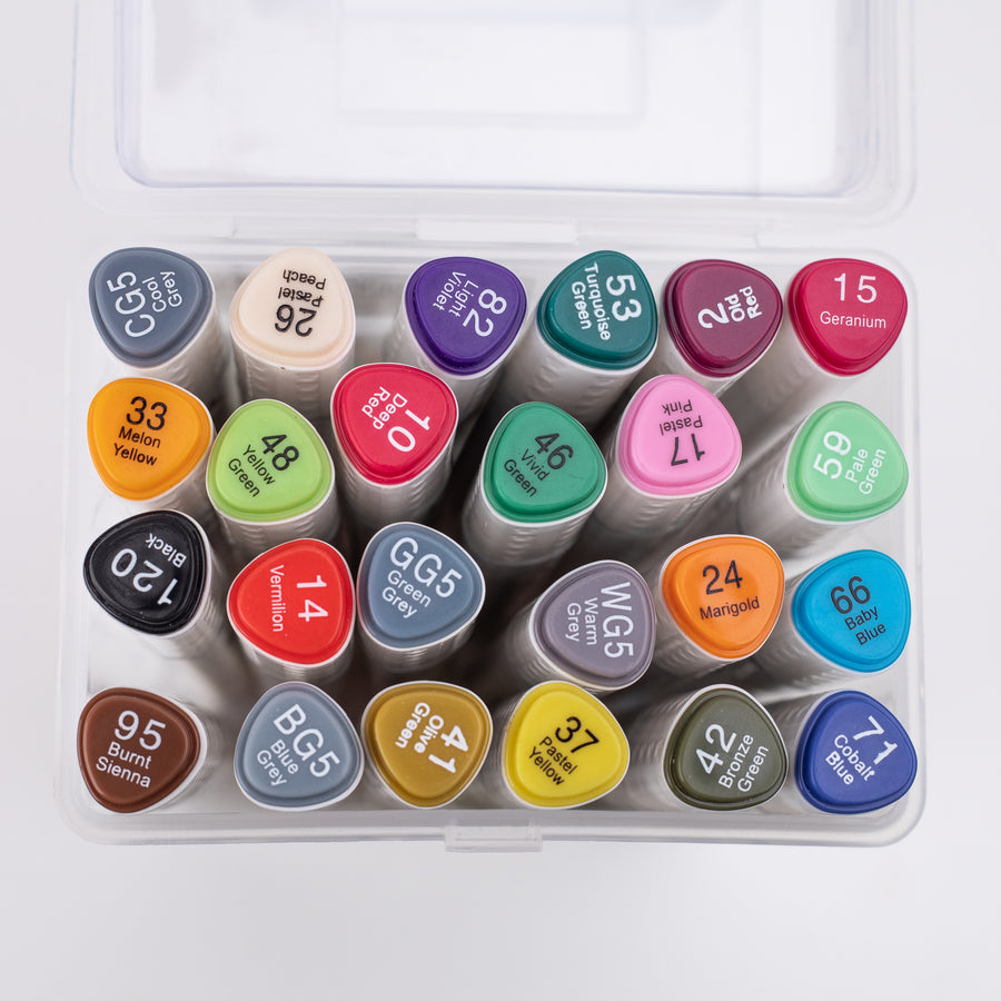Touch Cool Dual Tip Art Marker Set of 24